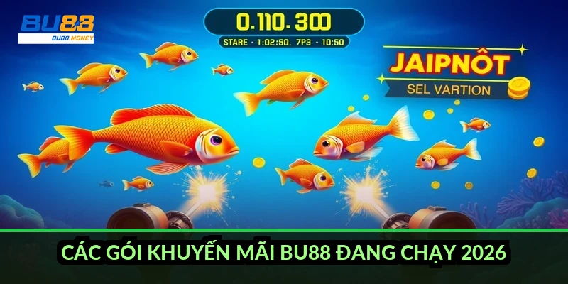 Các gói khuyến mãi BU88 đang chạy 2026