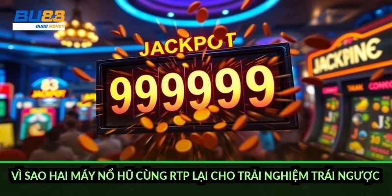 Vì sao hai máy nổ hũ cùng RTP lại cho trải nghiệm trái ngược?