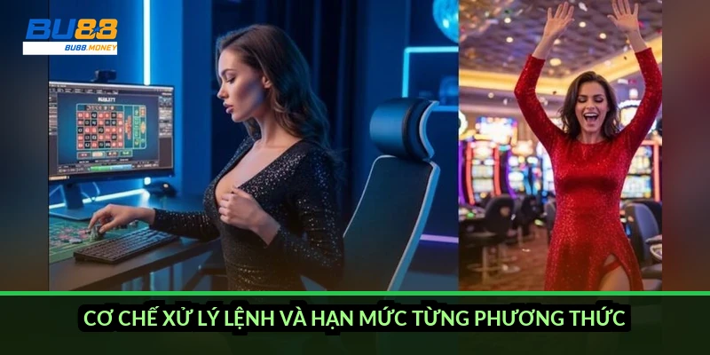 Cơ chế xử lý lệnh và hạn mức từng phương thức