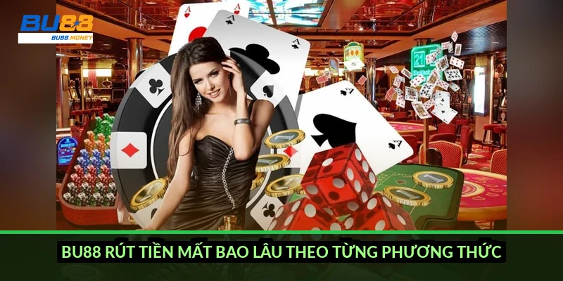 BU88 rút tiền mất bao lâu theo từng phương thức?