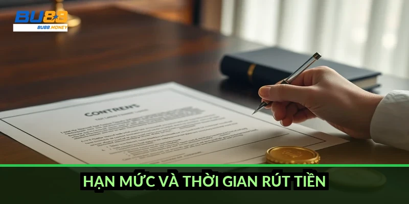 Hạn mức và thời gian rút tiền